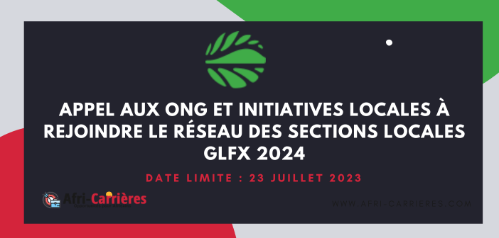 Appel aux ONG et initiatives locales a rejoindre le Reseau des sections locales GLFX 2024