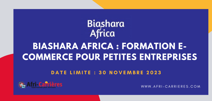 Biashara Africa formation E Commerce pour petites entreprises
