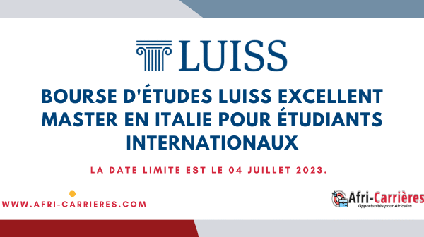Bourse detudes LUISS Excellent Master en Italie pour etudiants internationaux 1