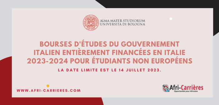 Bourses detudes du gouvernement italien entierement financees en Italie 2023 2024 pour etudiants non europeens 1