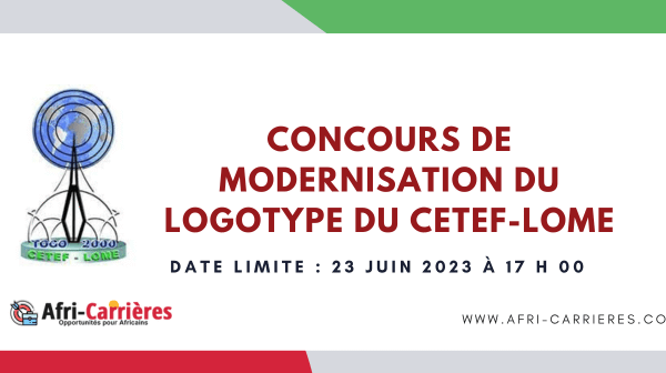 CONCOURS DE MODERNISATION DU LOGOTYPE DU CETEF LOME 1