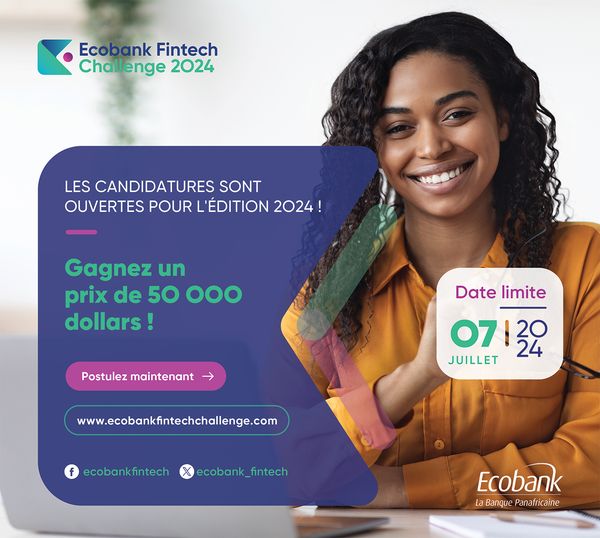 Ecobank Fintech Challenge 2024 pour gagner jusqua 50 000