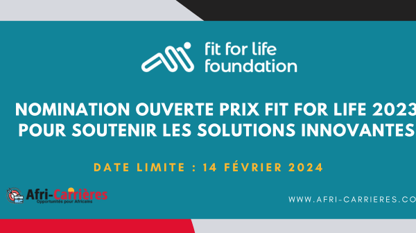 Nomination ouverte Prix Fit for Life 2023 pour soutenir les solutions innovantes 1