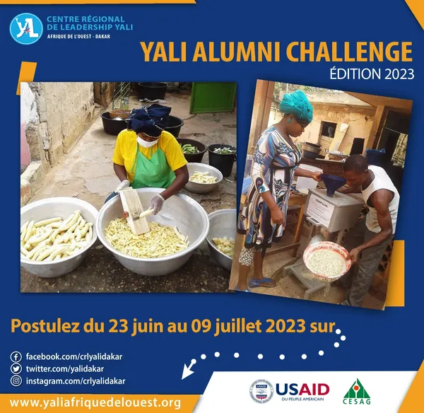 Soumettez votre candidature YALI ALUMNI CHALLENGE 2023