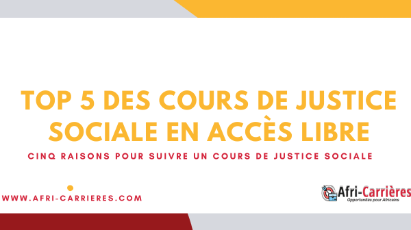 Top 5 des cours de justice sociale en acces libre 1