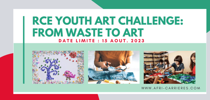 Concours dart pour les jeunes eco artistes RCE 2023 Du dechet a lart