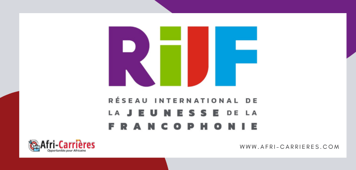 DEVENEZ MEMBRE DU RESEAU INTERNATIONAL DE LA JEUNESSE DE LA FRANCOPHONIE RIJF