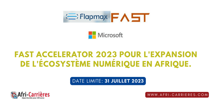 FAST Accelerator 2023 pour lexpansion de lecosysteme numerique en Afrique