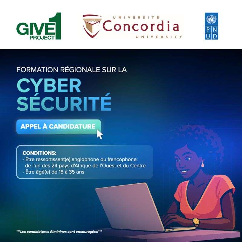 Programme de formation en Cybersecurite 2025 de Give1Project