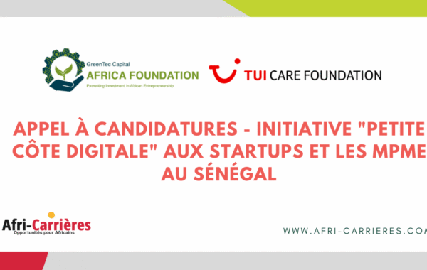 Appel a Candidatures Initiative Petite Cote Digitale aux startups et les MPME au Senegal 1