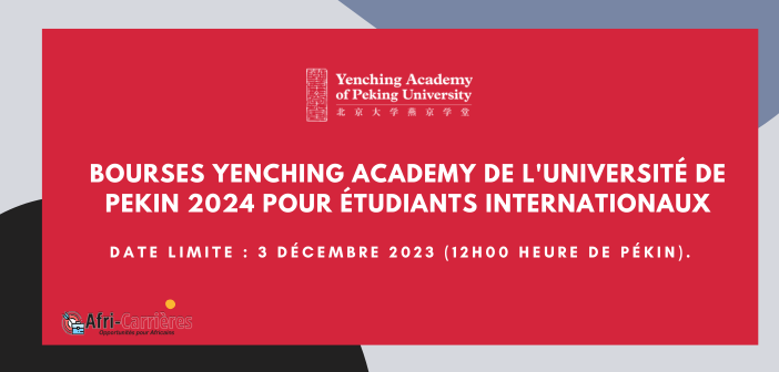 Bourses Yenching Academy de luniversite de Pekin 2024 pour etudiants