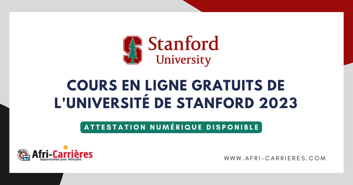 Cours en ligne gratuits Universite Stanford