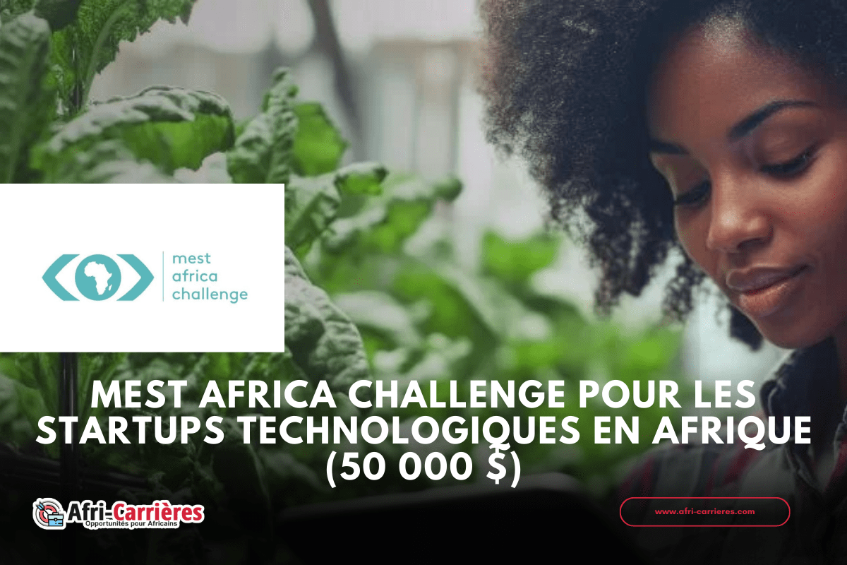 MEST Africa Challenge pour les startups technologiques en Afrique 1