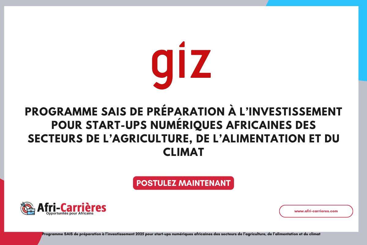 Programme dinvestissement sais giz 1