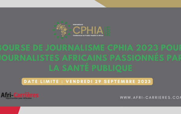 Bourse de journalisme CPHIA 1