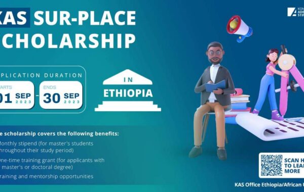 Programme de Bourse Konrad Adenauer Stiftung KAS sur place 2023 2024 pour jeunes Ethiopiens