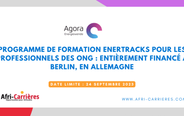 Programme de formation EnerTracks pour les professionnels des ONG entierement finance a Berlin en Allemagne 1