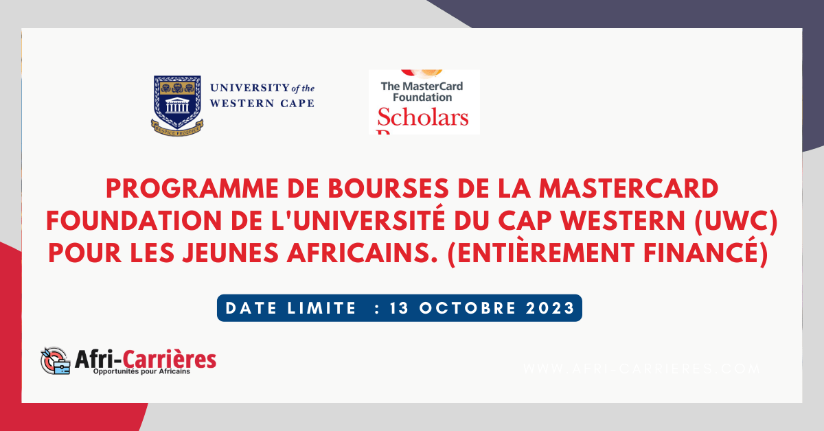 bourses de la Mastercard Foundation