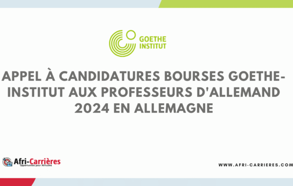 BOURSES GOETHE INSTITUT AUX PROFESSEURS 1