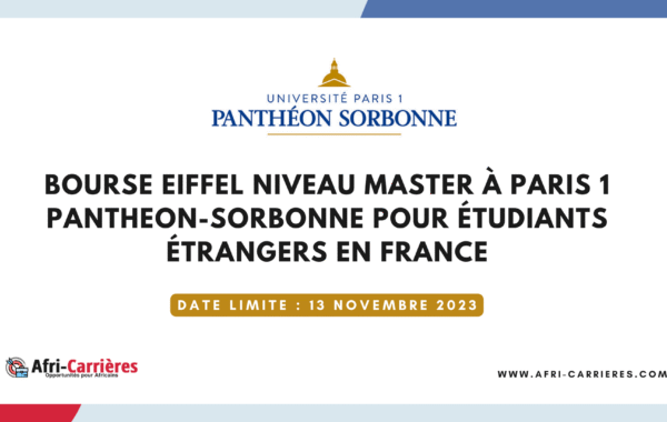 Bourse Eiffel Pantheon Sorbone 1