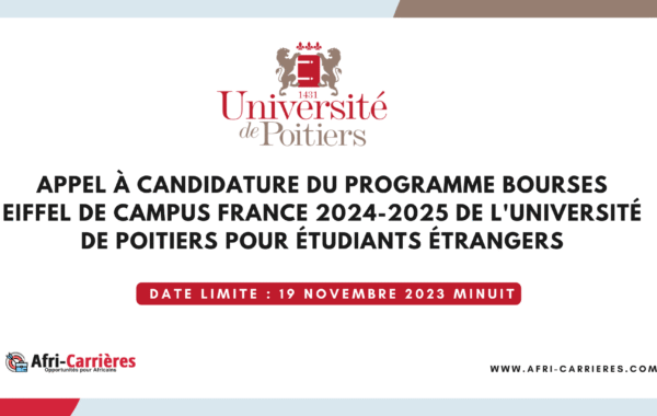 Bourse Eiffel Universite de Poitiers 1