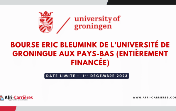 Bourse Eric Bleumink au Pays Bas 1