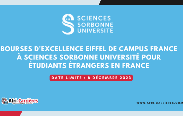Bourse Sciences Sorbonne Universite 1
