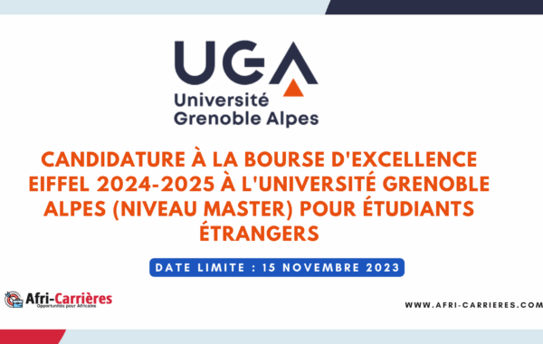 Bourse dexcellence Eiffel UGA