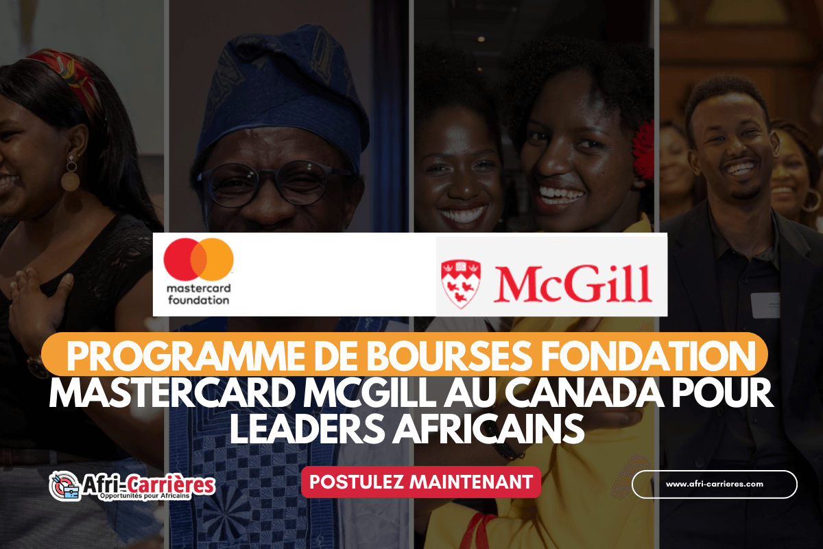 Programme de bourses Fondation Mastercard McGill 1