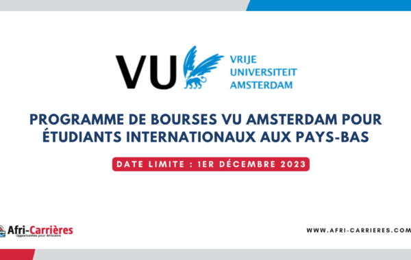 Programme de bourses VU Amsterdam 1