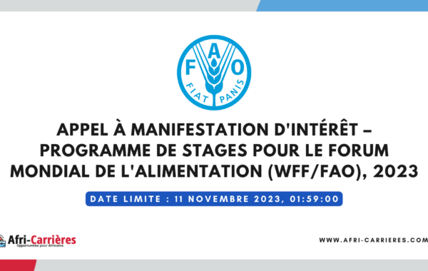 Programme de stage FAO 1