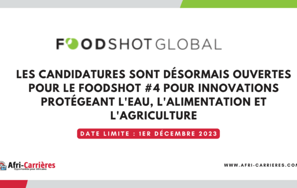 appel a candidature FoodShot 4 1