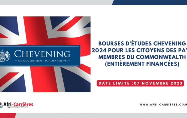 bourses detudes Chevening 1