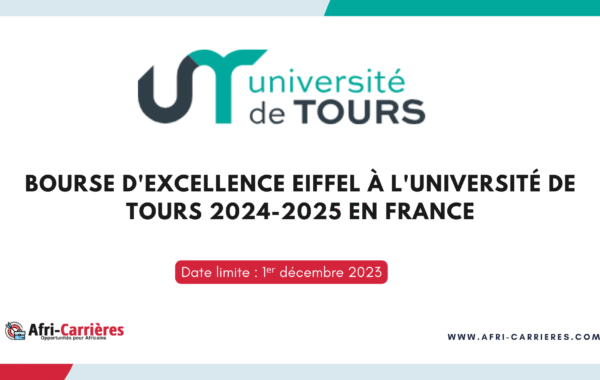 Bourse Eiffel a lUniversite de TOURS 2024 2025 en France 1