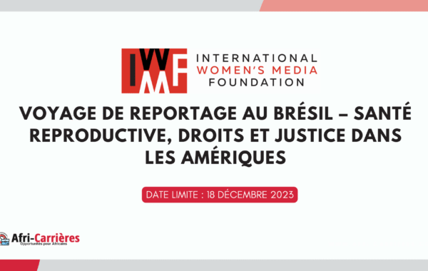 Bourse de Voyage de reportage au Bresil 1 1