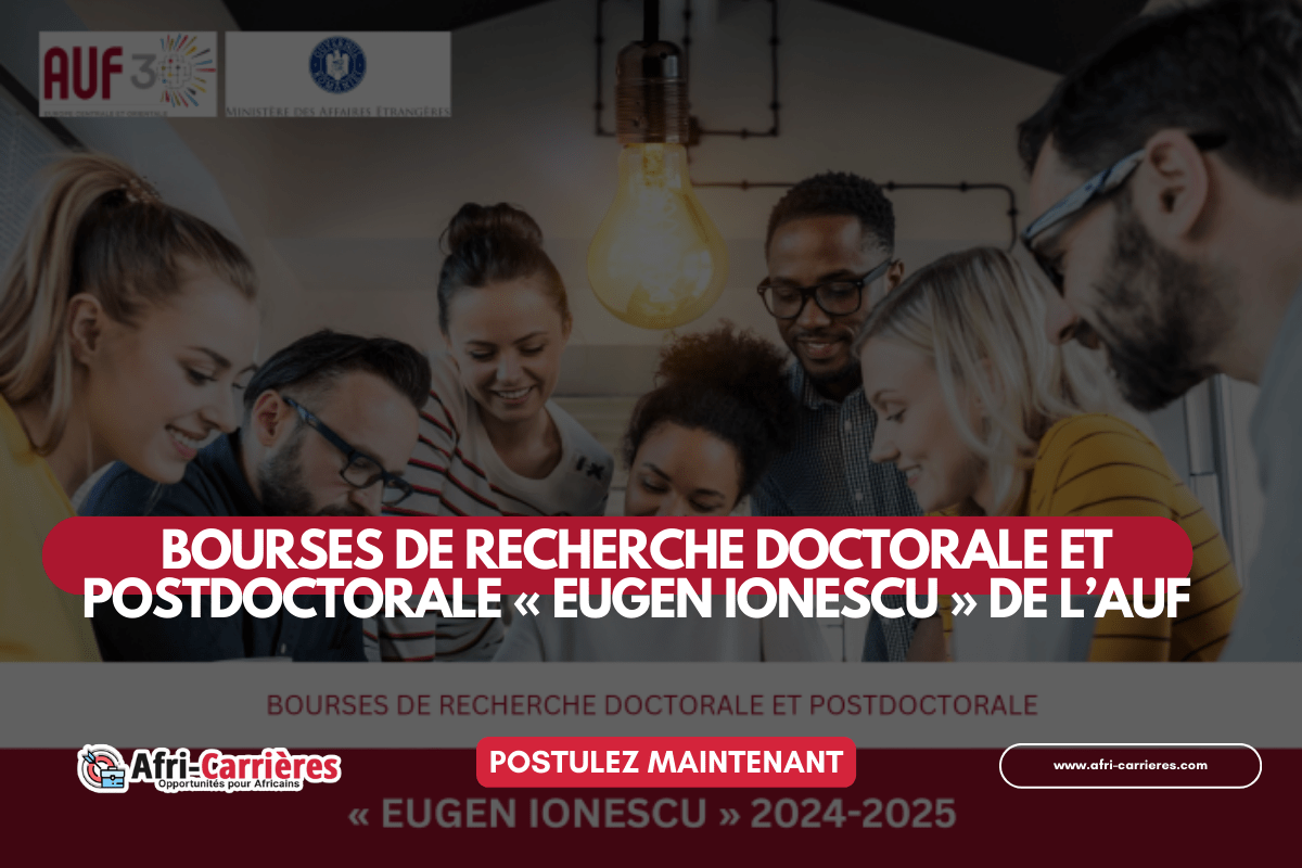 Bourses de recherche doctorale et postdoctorale Eugen Ionescu de lAUF