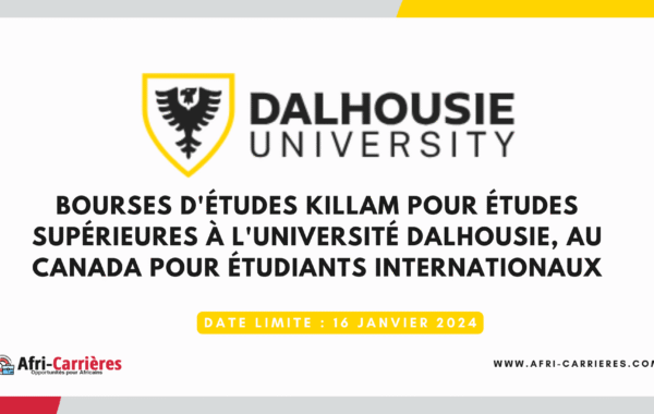 Bourses detudes Killam pour etudes superieures 1