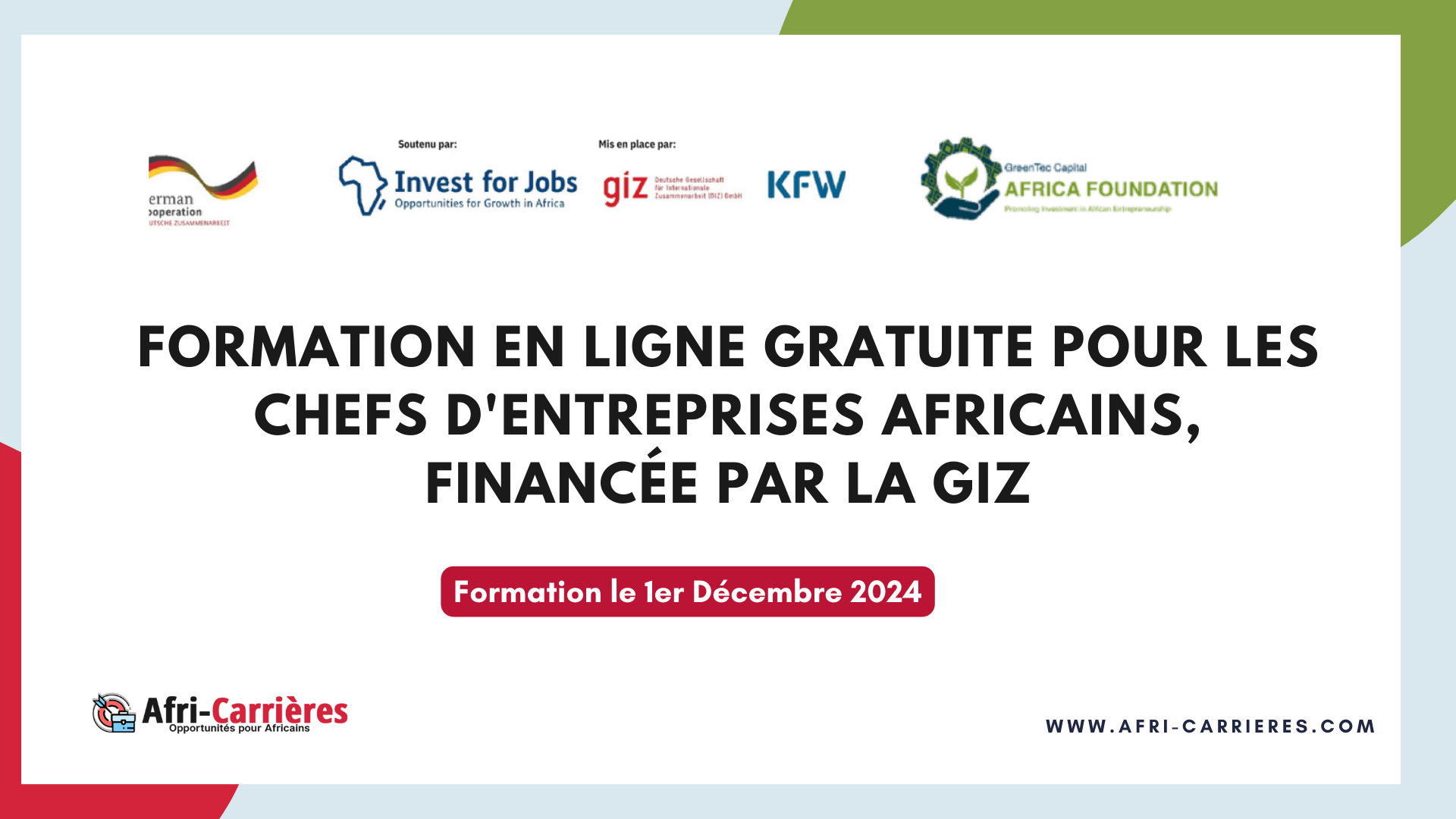 formation en ligne gratuite GIZ