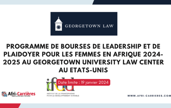 programme de bourse LAWA 2024 2025 1
