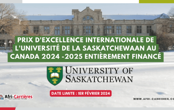Bourses Universite de Saskatchewan au Canada 1 1