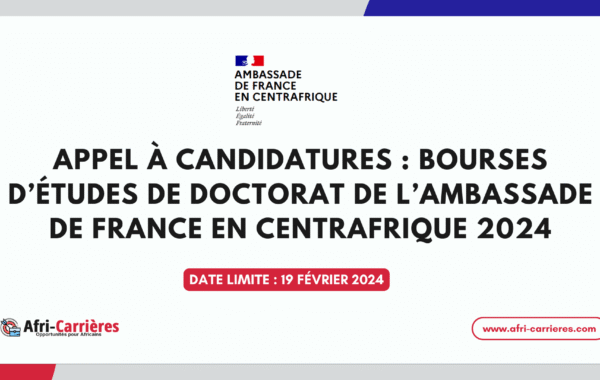 bourses doctorat en France 1