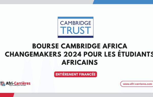 Bourse Cambridge Africa Changemakers 1
