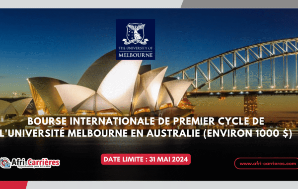 Bourse en Australie 2024 offerte par lUniversite Melbourne 1