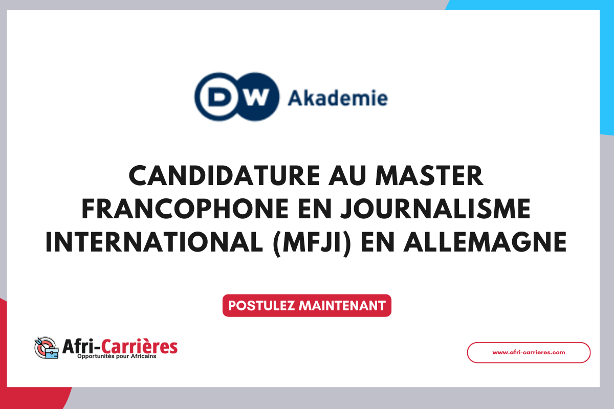 Candidature au Master francophone en journalisme international MFJI en Allemagne