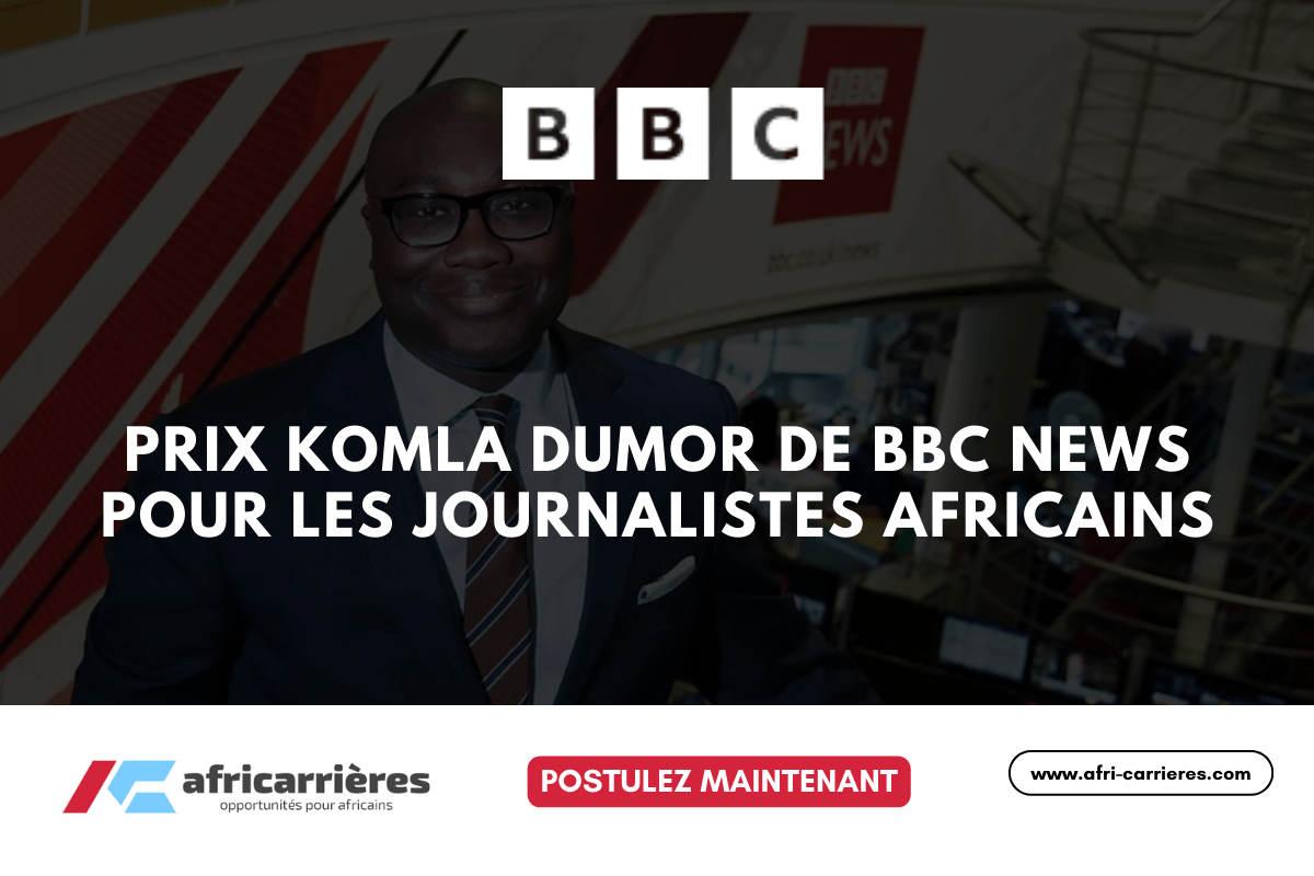 Prix Komla Dumor de BBC News 2025 pour les journalistes africains