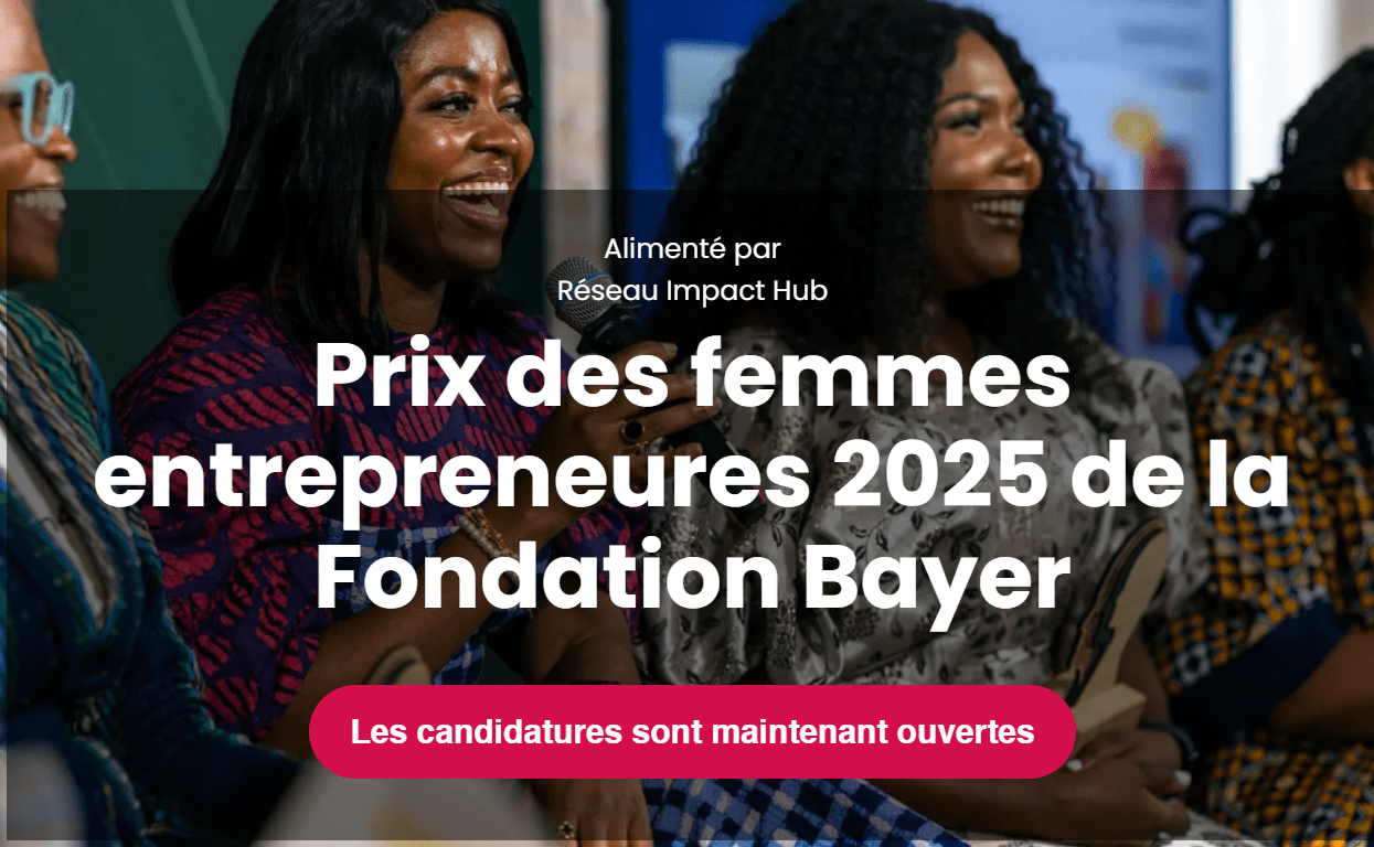 Prix des femmes entrepreneures 2025 de la Fondation Bayer