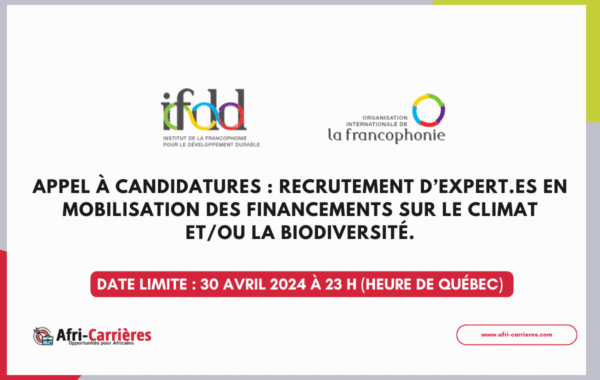 Expert OIF Finance Climat et Biodiversite 1