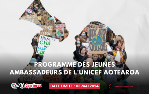 Programme des jeunes ambassadeurs de lUNICEF Aotearoa 2024