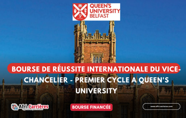 bourse detudes du vice chancelier de lUniversite Queens de Belfast