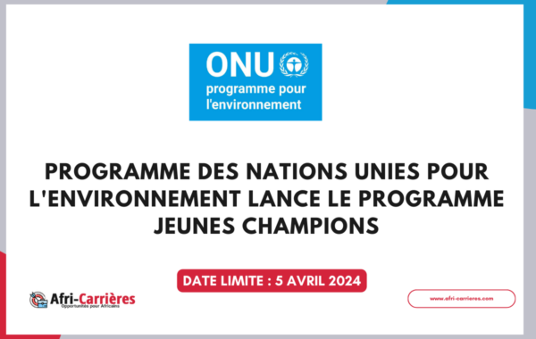 programme Jeunes Champions PNUE